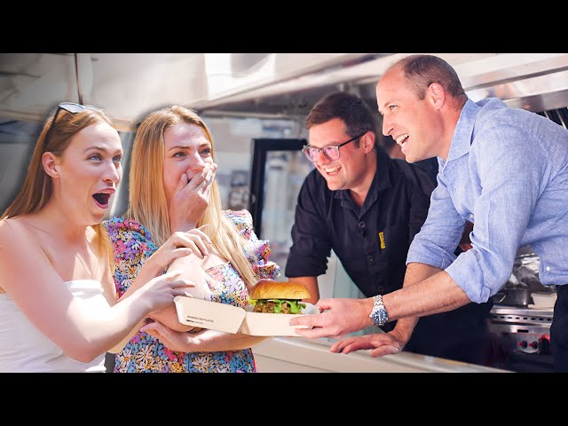 SURPRISE Burger Truck with PRINCE WILLIAM