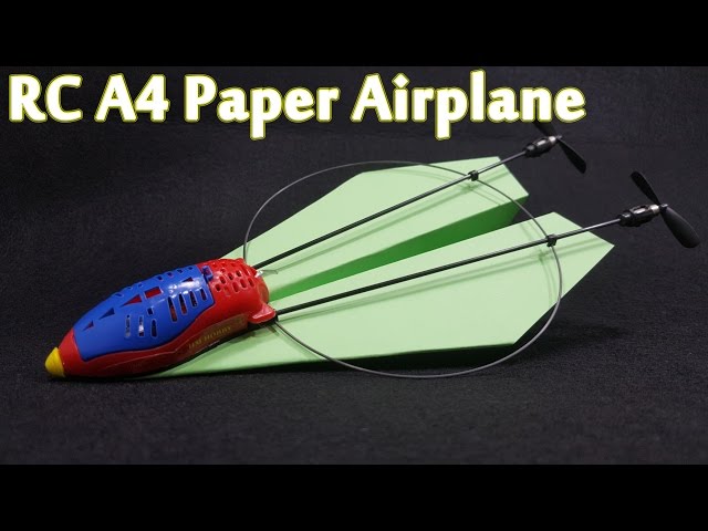 RC A4 Paper Airplane