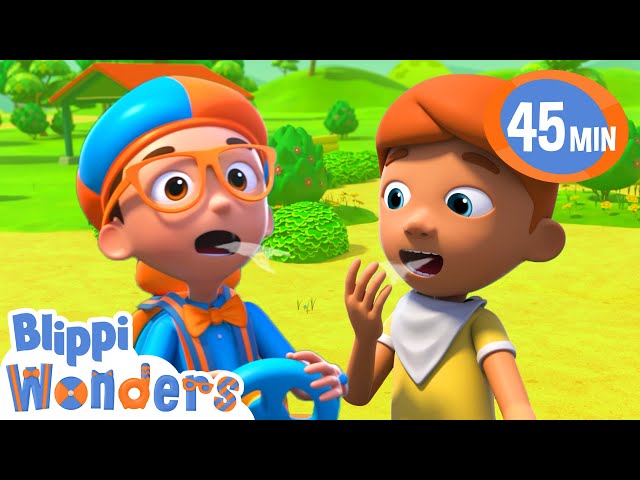 What Happens When You Burp?! | Learn with Blippi | Blippi Wonders Educational Videos for Kids