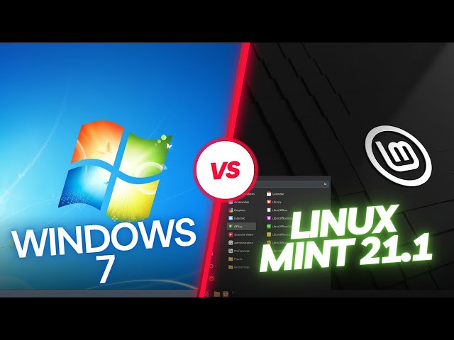 Windows 7 VS Linux Mint 21.1 (RAM Consumption)