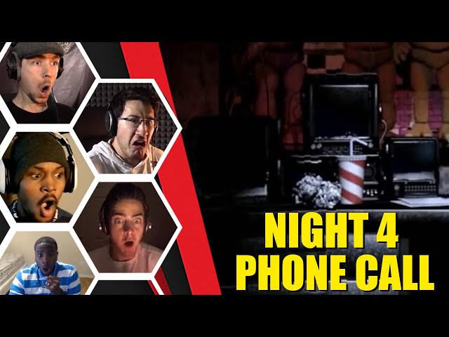 Lets Player's Reaction To The Night 4 Phone Call - Five Nights AT Freddy's