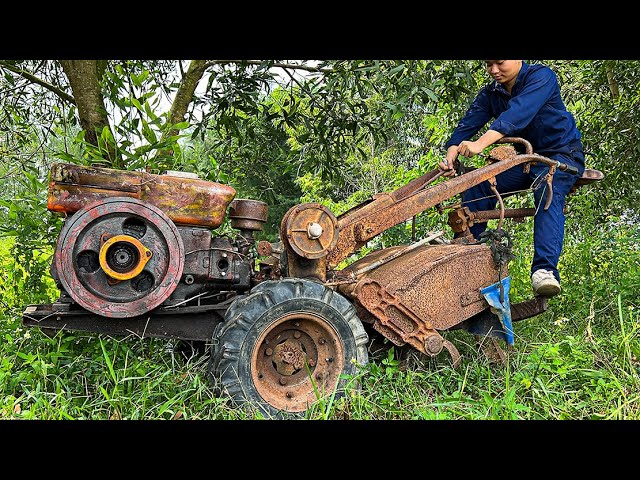 The Genius Worker Full Restoration A Tractor That Had Been Severely Damaged // Restoration Project