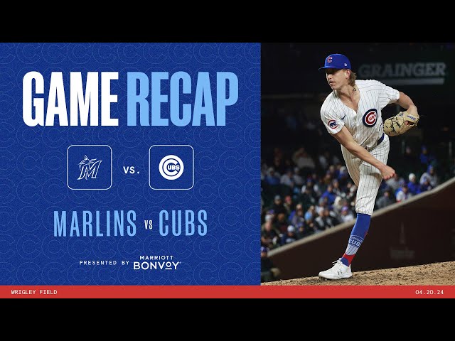 Game Highlights: Cubs Win Behind Strong Performances from Imanaga, Canario and Bellinger | 4/20/24