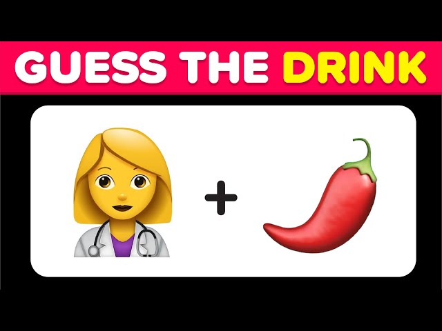 Guess The Drink by Emoji 🍹 | Emoji Quiz