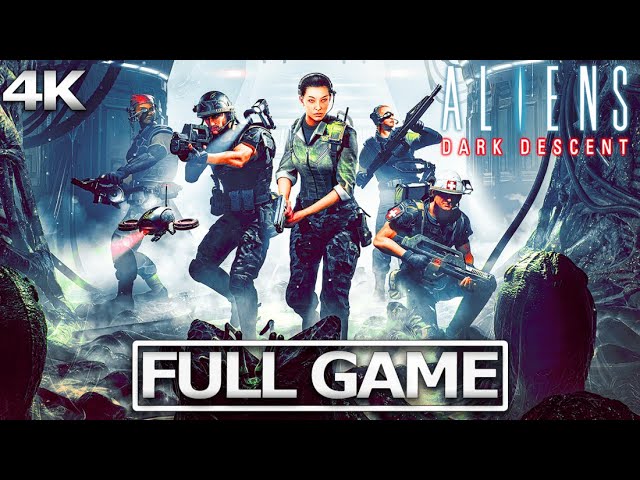 ALIENS: DARK DESCENT  Full Gameplay Walkthrough / No Commentary 【FULL GAME】4K 60FPS Ultra HD