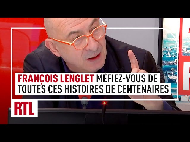 François Lenglet : "Méfiez-vous de toutes ces histoires de centenaires"