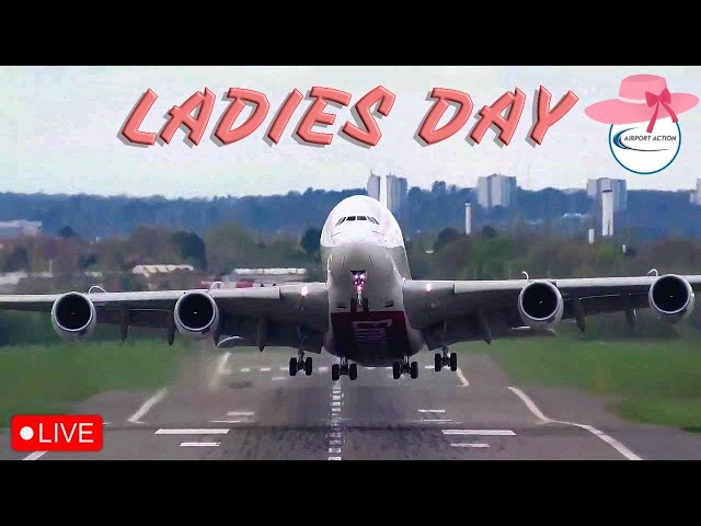 Birmingham Airport Live  ✈️ Ladies Day Stream 👒 #liveairport
