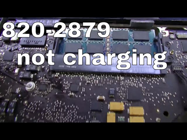 820-2879 not charging macbook pro logic board repair