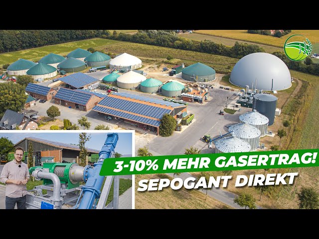 More gas yield for your biogas plant with Sepogant Direkt