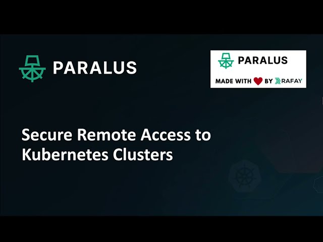 Paralus Access Manager for Kubernetes
