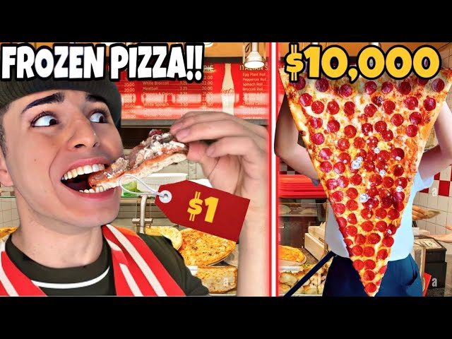 $1 VS $10,000 PIZZA IN NEW YORK CITY!!
