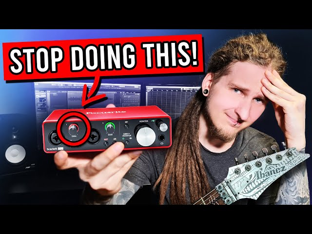 The 6 WORST Guitar Home Recording MISTAKES!