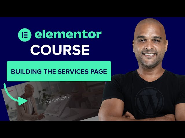 Building The Services Page | How to Build a Website With Elementor WordPress