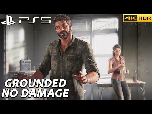 The Last of Us Part 1 PS5 Aggressive Gameplay - The Quarantine Zone ( GROUNDED / NO DAMAGE )