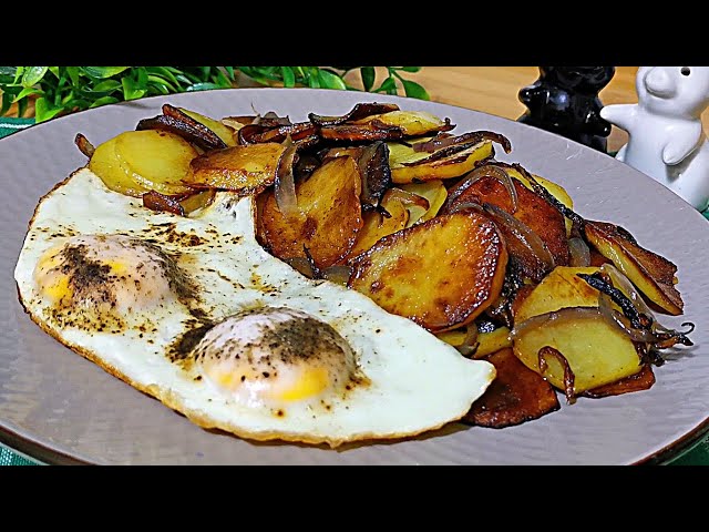 Simply potatoes, 2 eggs❗ Quick and easy recipe. These are the tastiest potatoes🔝