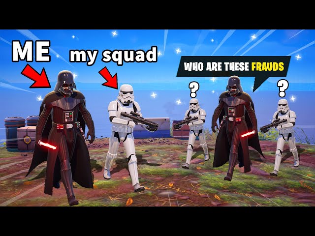 We Pretended to be DARTH VADER in Fortnite