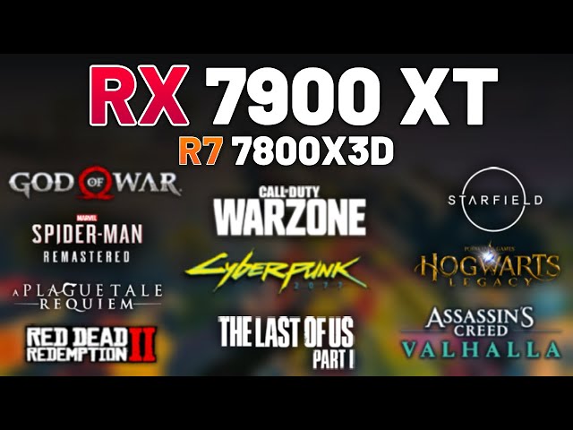 RX 7900 XT + R7 7800X3D - Test in 10 Games
