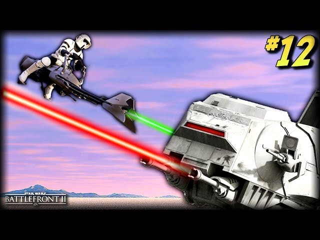 Star Wars Battlefront 2 - Funny Moments #12 (Speeder Bike Random Moments!)