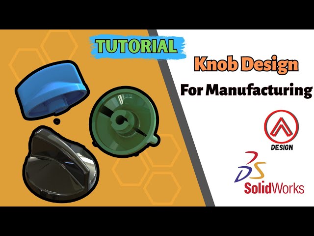 Knob Design for manufacturing | SOLIDWORKS Tutorial
