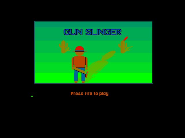 Gunslinger (1990) from Jonathan David West - Amiga SEUCK game - Long play