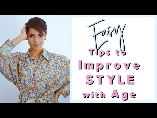 Improve your STYLE with AGE Without Buying New Clothes/ Women over 40/Blush with me