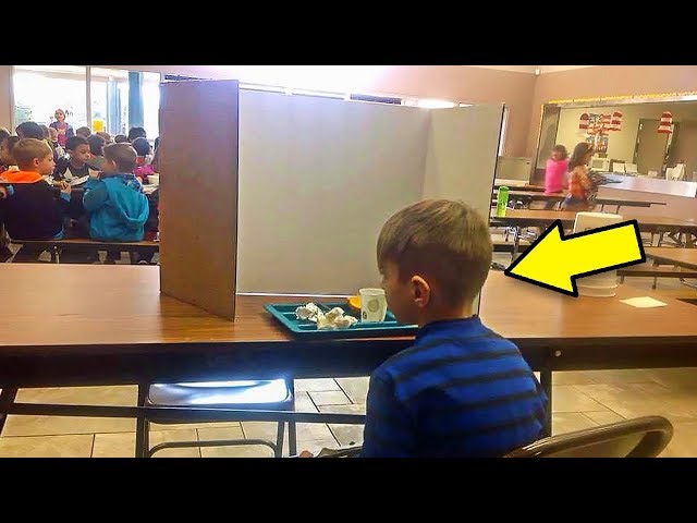 Mom Visits Her Son In School Lunchroom. Then Sees What Teachers Had Done And Was Outraged