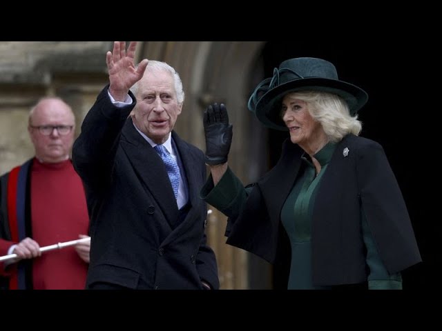 Erster öffentlicher Auftritt von Charles III. bei Ostergottesdienst auf Windsor Castle