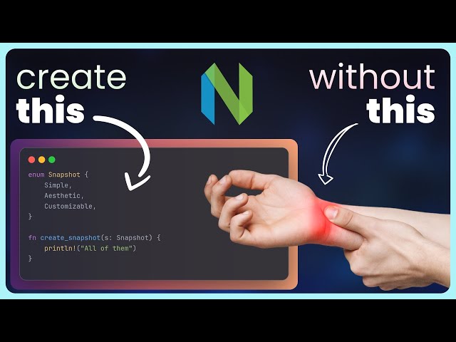 Create beautiful code screenshots in Neovim. Without damaging your wrists.