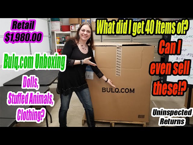Bulq.com Pallet Unboxing - I got 40 of these!!! What are they? Will they Sell? Retail $1,980