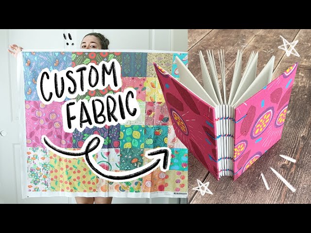 I Designed My Own Fabric (and turned it into book cloth!)