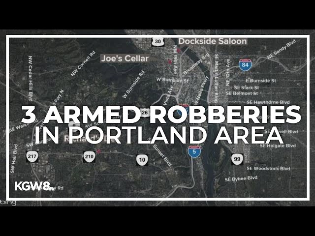 Armed robbery at 3 bars, deli could be related, Portland police say