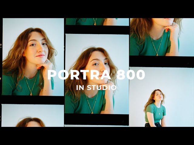 Shooting Film Portraits in the Studio | Portra 800 & Mamiya RB67
