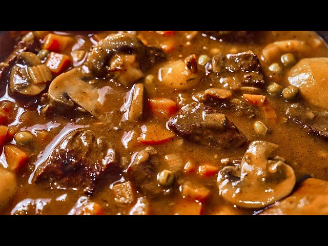 I can't get enough of eating this stew! The best beef stew recipe ever