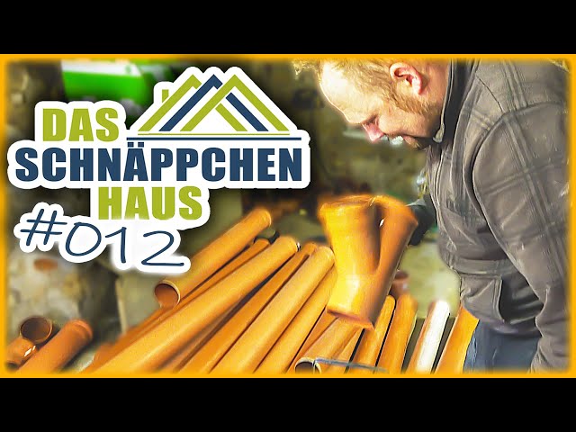 SCHNÄPPCHENHAUS #012 | Abflussrohre für Bad & Küche verlegen! | Home Build Solution