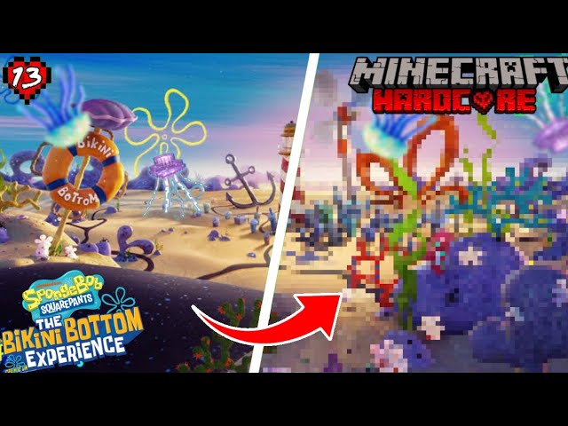 This Is How I Build Bikini Bottom In My World 🤯 |Minecraft Survival|