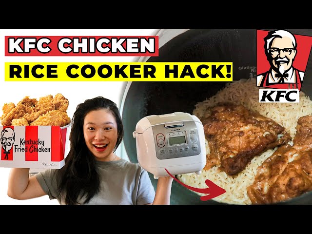 I Tried The Viral Japanese KFC RICE COOKER RECIPE HACK! Delicious Kentucky Fried Chicken Rice Recipe