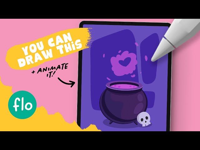 You Can Draw This LOVE POTION in PROCREATE - Plus Procreate ANIMATION