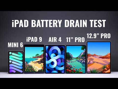 SHOCKED!!! iPad Battery Life DRAIN TEST 2022