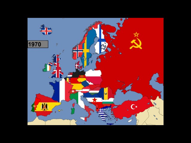 Timeline of European National Flags Part 1 1900-2017