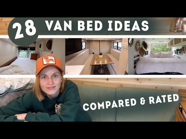 The Ultimate VAN BED LAYOUT VIDEO - 28 IDEAS - How to decide which is right for your build?