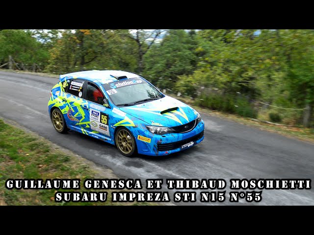 Finale coupe France Rallyes 23 Ambert Subaru Impreza STI N15 55 Guillaume GENESCA Thibaud MOSCHIETTI