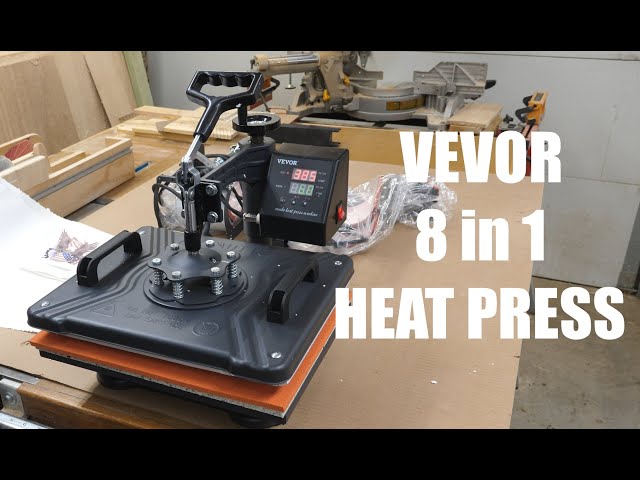 VEVOR 8 in 1 Heat Press Assemble and Review
