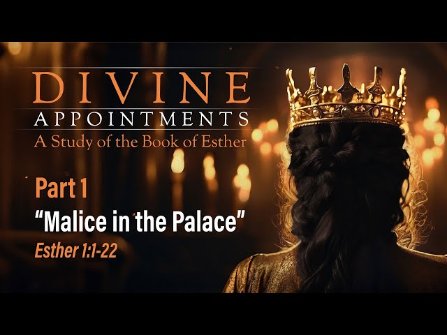 Divine Appointments: Malice in the Palace (Esther 1:1-22) | Jesse Randolph | 4.14.24 PM