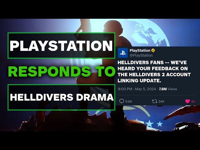 PlayStation Removes Helldivers 2 PSN Requirement