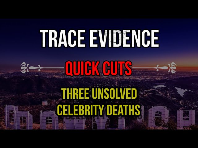 Three Unexplained Celebrity Deaths