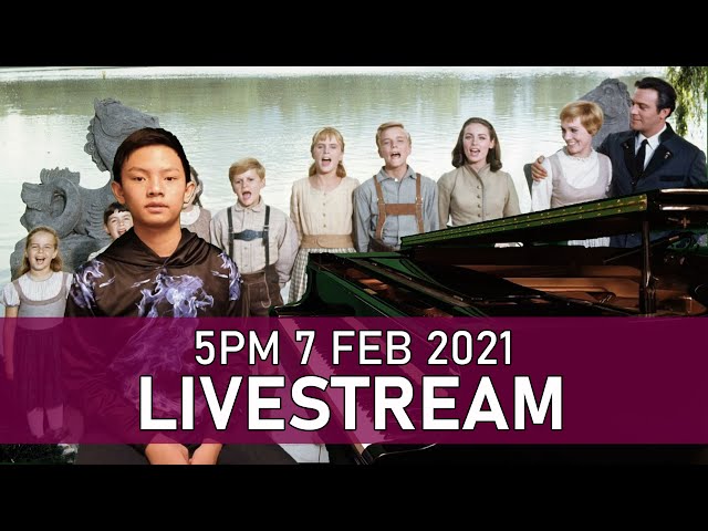 Sunday 5PM Piano Livestream Sound of Music Edelweiss Chelsea Bridge | Cole Lam 13 Years Old