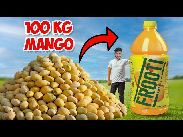 100 Kg Mango = How Much Frooti ?