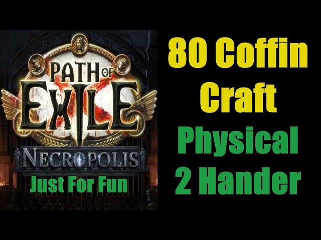 Big GY Craft 2 Handed Sword - Path of Exile Necropolis PoE 3.24