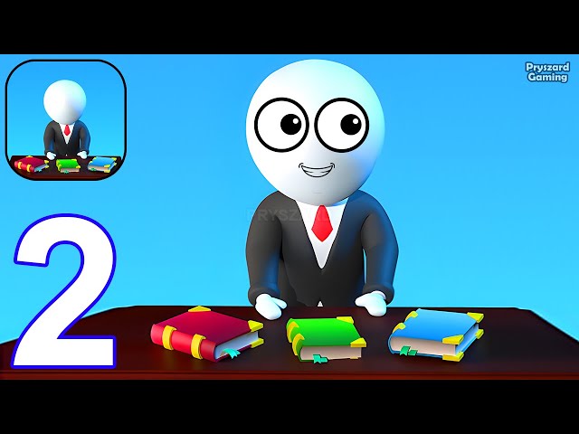 My Dream Library - Gameplay Walkthrough Part 2 Stickman Library Manager New Books Unlocked