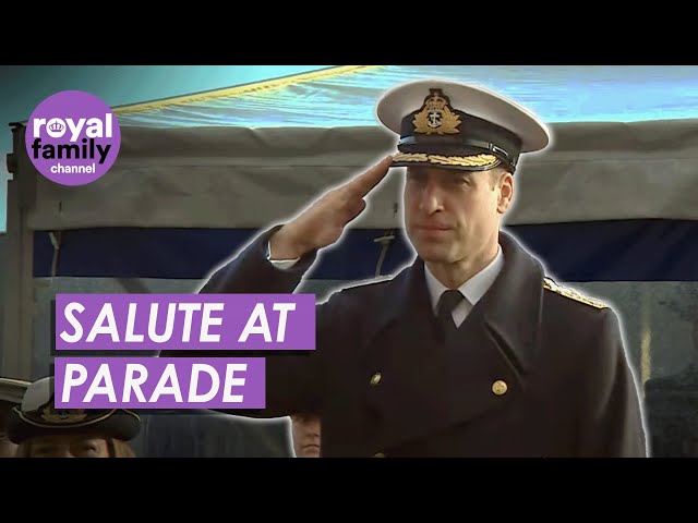 Prince William Salutes New Officers at Passing-Out Parade